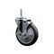 Service Caster 5 Inch Thermoplastic  Rubber Wheel Swivel 34 Inch Threaded Stem Caster with Brake SCC SCC-TS20S514-TPRB-TLB-34212 - alternate 1